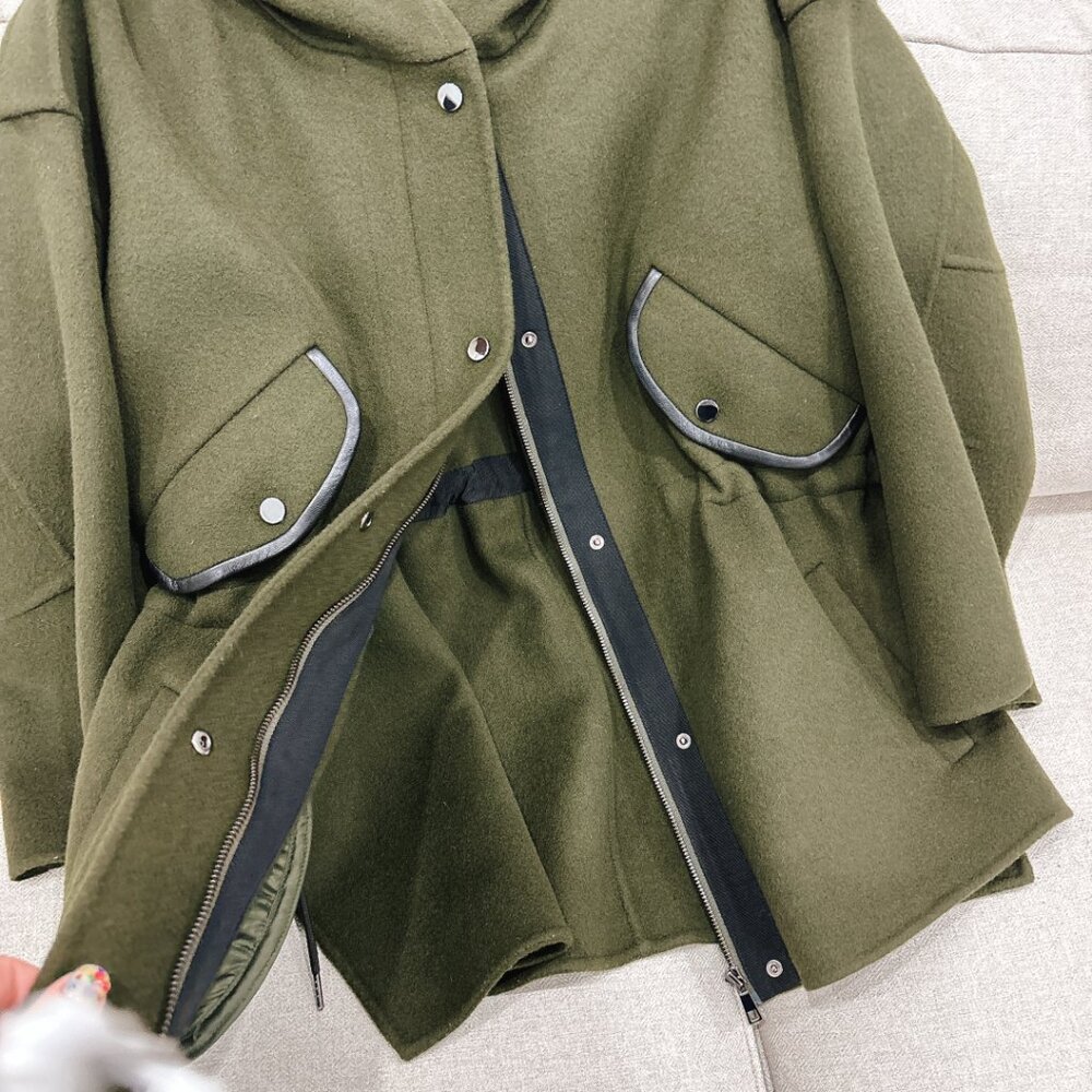 98% NEW MAJE JACKET, SIZE XS-M, WOOL JACKET - Picture 9 of 13